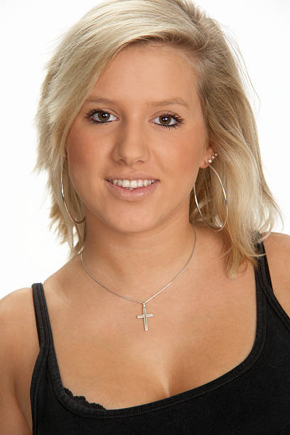 istock Blond teenager portrait 173569956