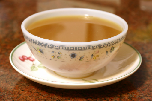 A bowl of soup in a china.Similar images -