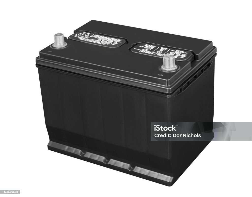 Battery was 12 Generic 12 volt battery isolated.Please also see: Car Battery Stock Photo