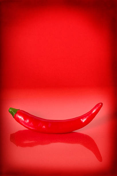 red hot pepper stock photo