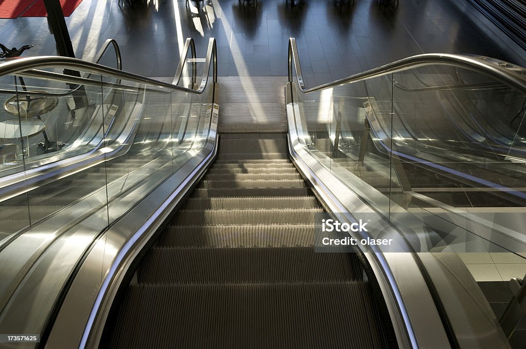 Top der Rolltreppe - Lizenzfrei Geschäft Stock-Foto