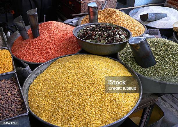 Fasola Nasiona I Ziarna Na Rynku W Indiach - zdjęcia stockowe i więcej obrazów Azja - Azja, Bez ludzi, Biznes