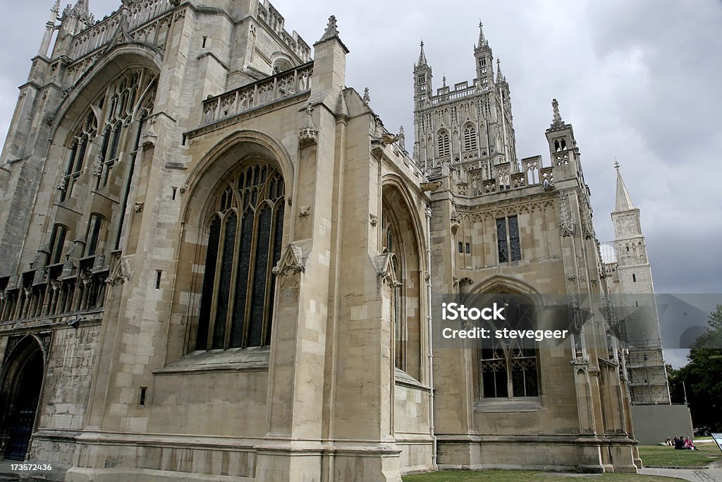 Kathedrale von Gloucester, England - Lizenzfrei Alt Stock-Foto