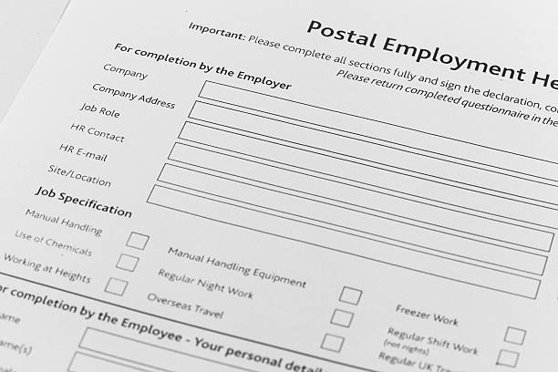 istock Health insurance application medical information 173572695