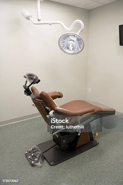 Dentist Chair And Light Stock Photo - Download Image Now - Chair, Color Image, Dental Equipment