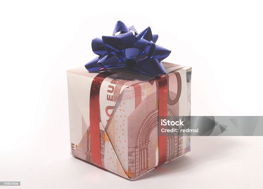 euro pudełko na prezent - Zbiór zdjęć royalty-free (Papier do pakowania)