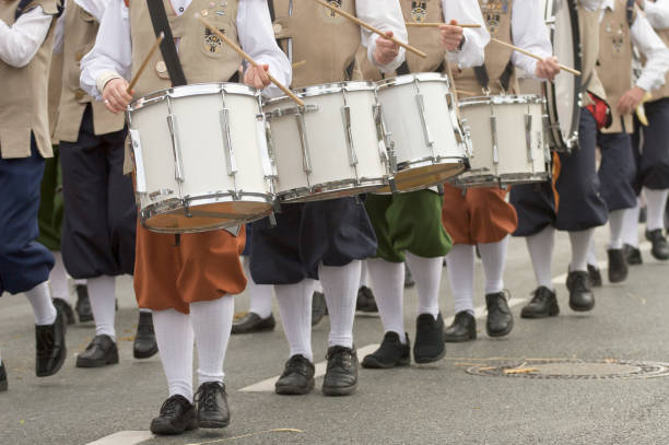 istock Drumming band at a thanksgiving parade 173573297