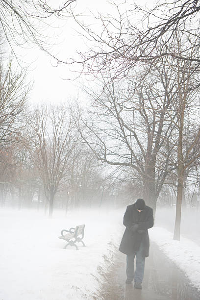 istock Man taking a still through the fog 173573345