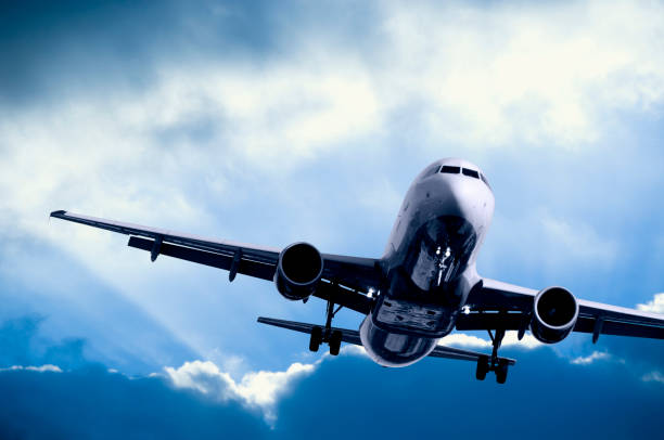 istock Airliner Landing During Stormy Weather 173573695