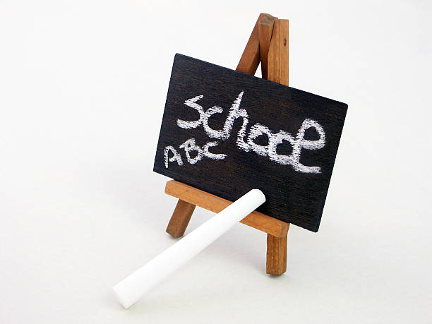 blackboard: back to school stock photo