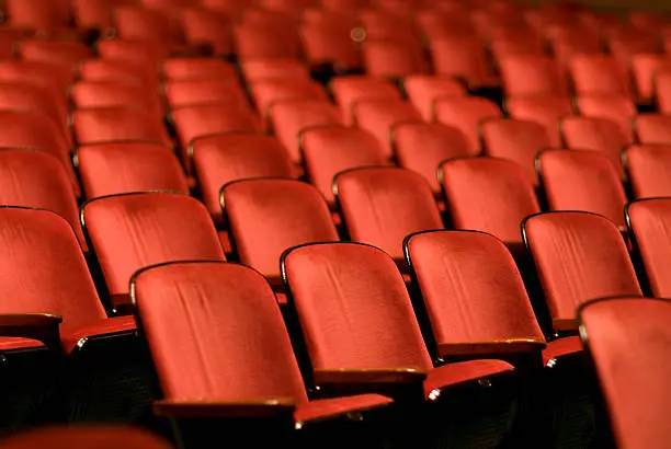 Photo of Theater Seats in an empty auditorium