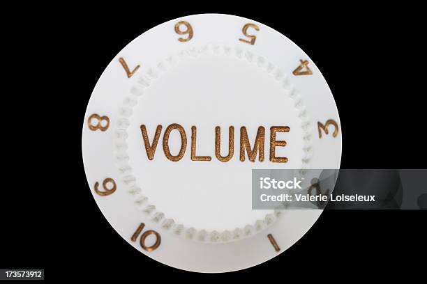 Volume Knob Stock Photo - Download Image Now - Noise, Knob, Music