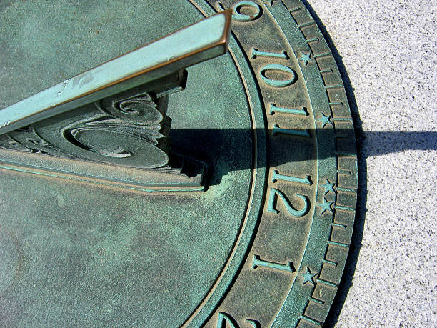Sundial A sundail on a sunny day. ancient sundial stock pictures, royalty-free photos & images