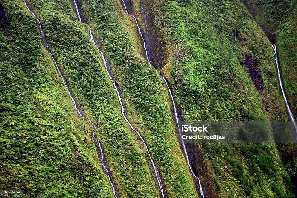 Cascadas de Waialeale - Foto de stock de Monte Waialeale libre de derechos