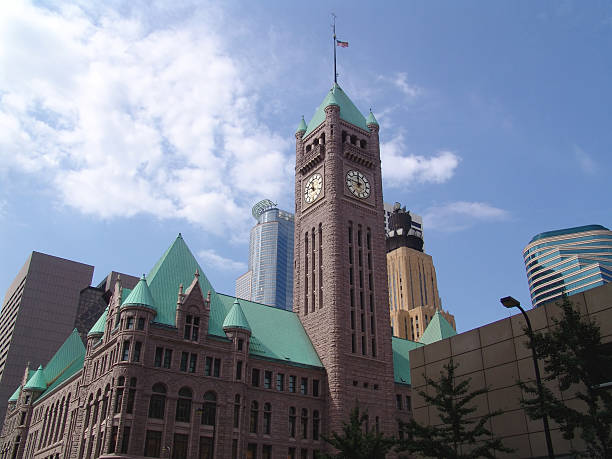 City Hall Skyline stock photo