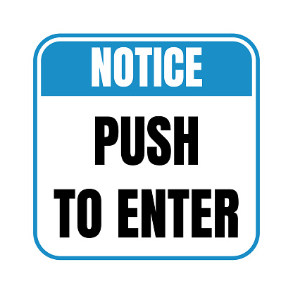 Push to enter symbol icon