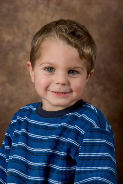 istock Preschool Portrait Blue Eyed Boy Age Two 173574955