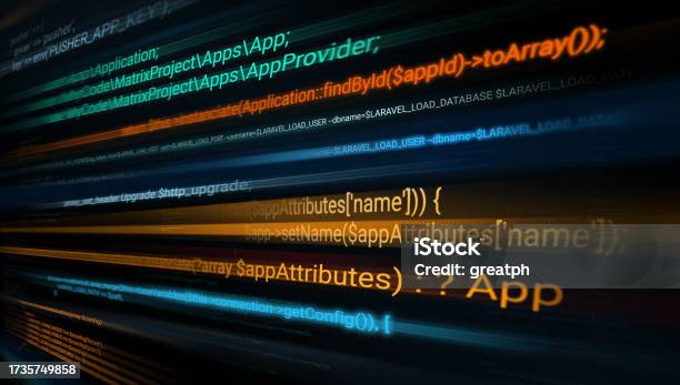 Coding Background Colorful Colorful Abstract Perspective Looking Background Theme With Coding ...