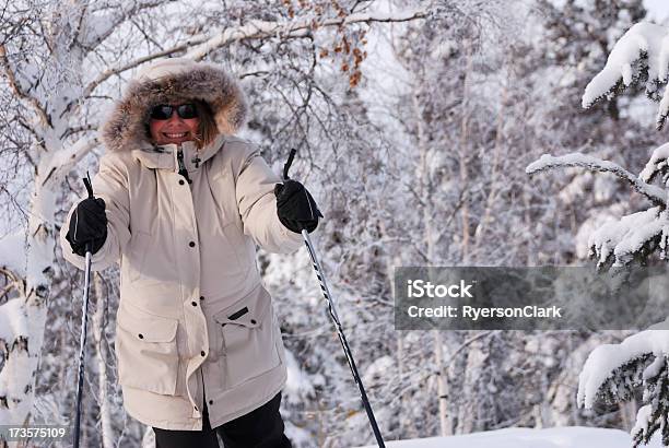 Arctic Skifahrer Stockfoto und mehr Bilder von Yellowknife - Yellowknife, Arktis, Blick in die Kamera
