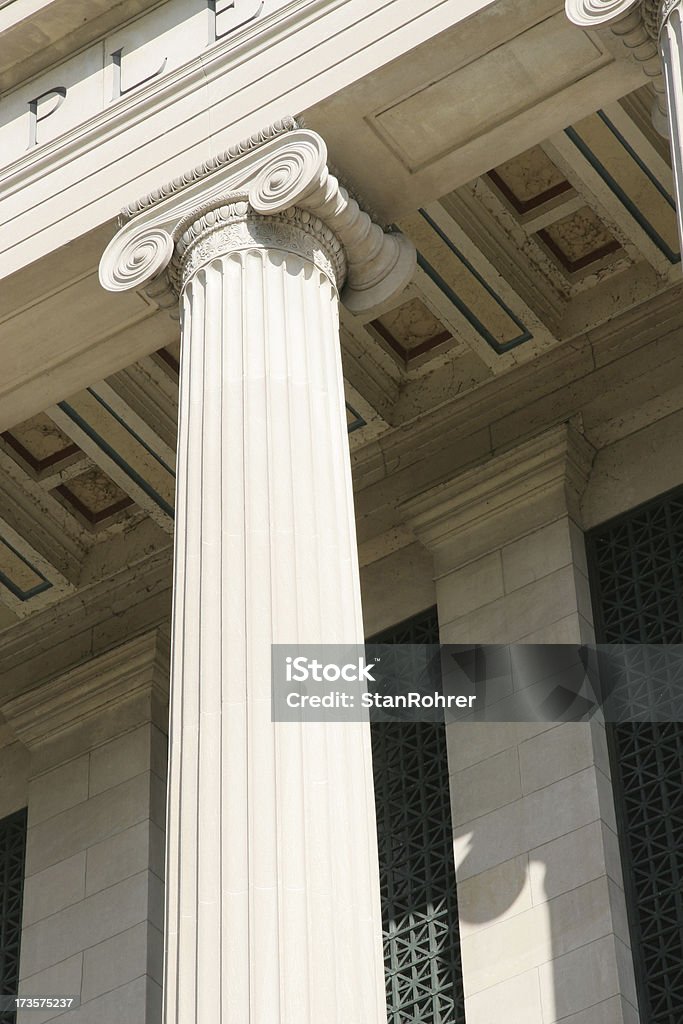 Grecka kolumna, Masoni Temple - Zbiór zdjęć royalty-free (Architektura)
