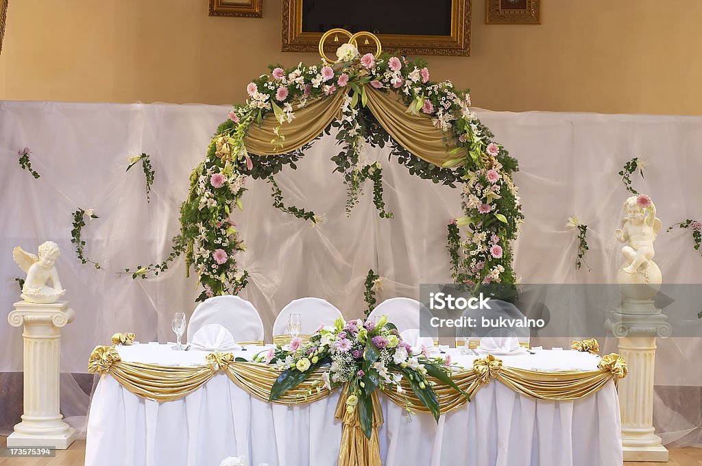 Recepción de bodas - Foto de stock de Boda libre de derechos