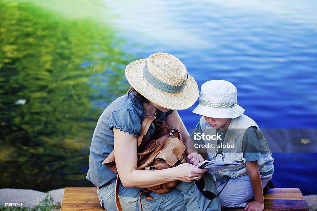 Viajando com Um Filho - Royalty-free Adulto Foto de stock