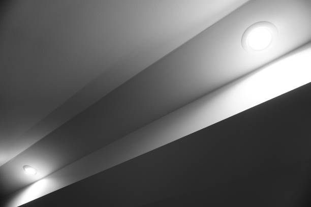istock Art photography abstract black and white background light and shadow 1735759870