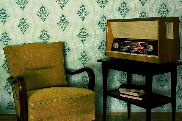 istock Radio and armchair 173576024