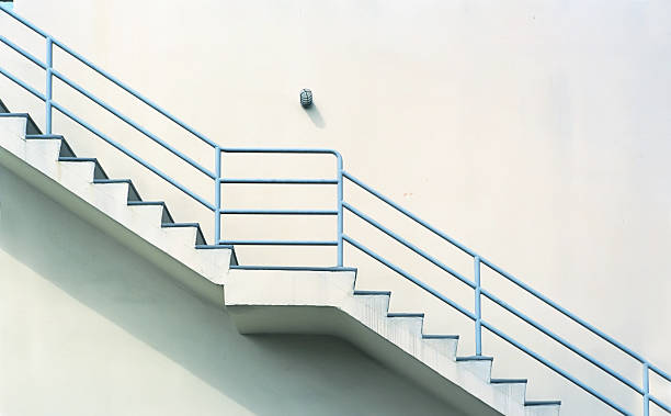 istock Outdoor Stairway and Railing 173576048