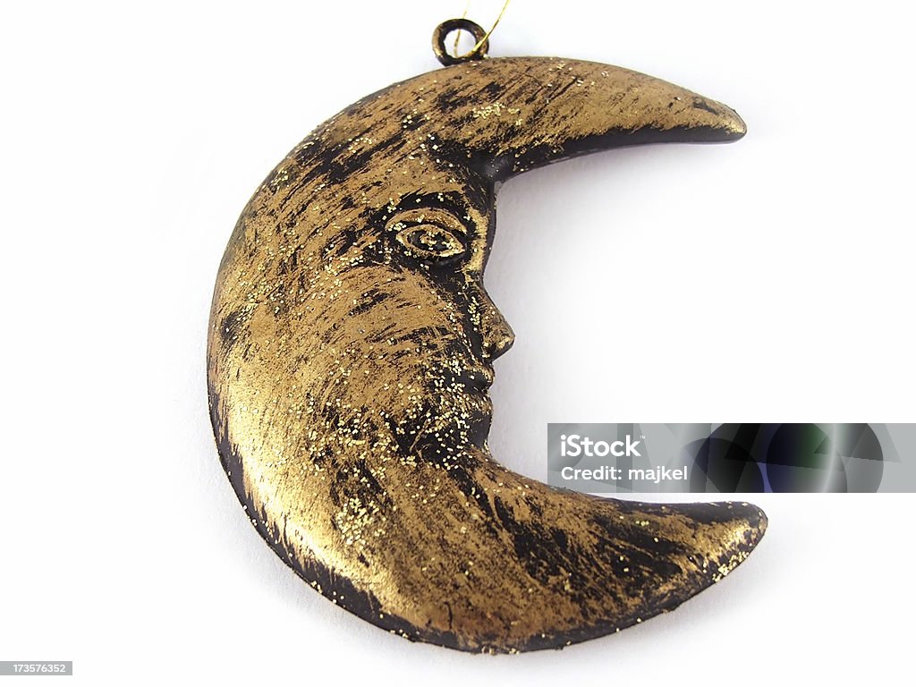 Kunststoff-moon - Lizenzfrei Gold - Edelmetall Stock-Foto