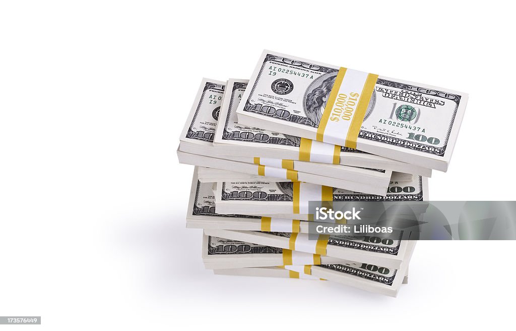 Dinheiro Series - Foto de stock de Pilha - Arranjo royalty-free