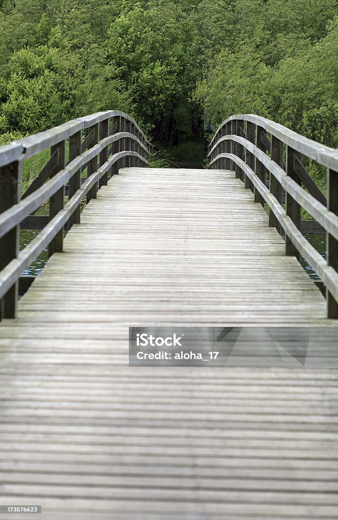 Ponte de madeira - Foto de stock de Conceito royalty-free