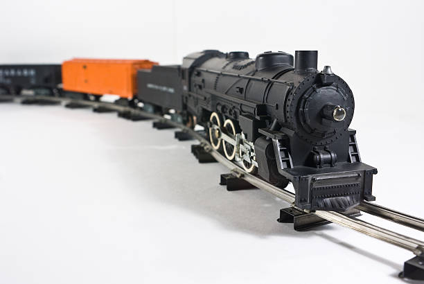 istock Antique Toy Train Resting on the Rails 173578098