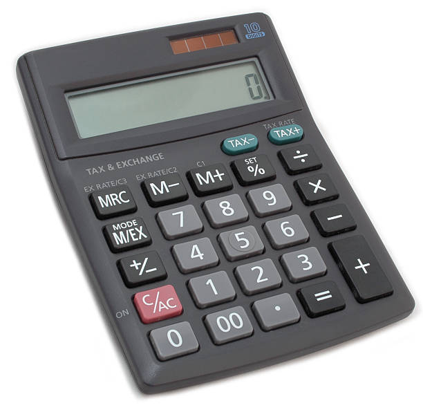калькулятор - car loan finance symbol стоковые фото и изображения