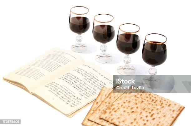 Passover Stock Photo - Download Image Now - Passover, White Background, Matzo