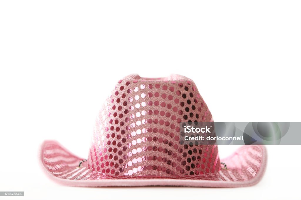 Chapéu cor-de-rosa - Royalty-free Chapéu de Cowboy Foto de stock