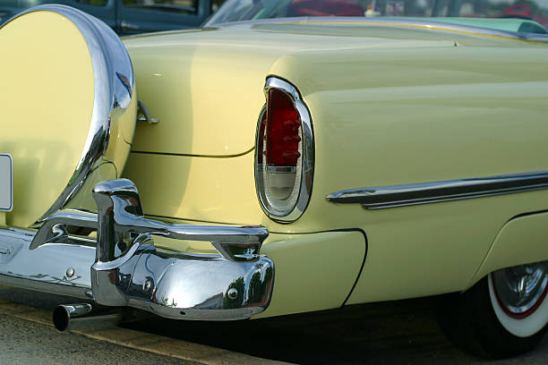 istock Classic Yellow Car 3/4 Rear 173579105