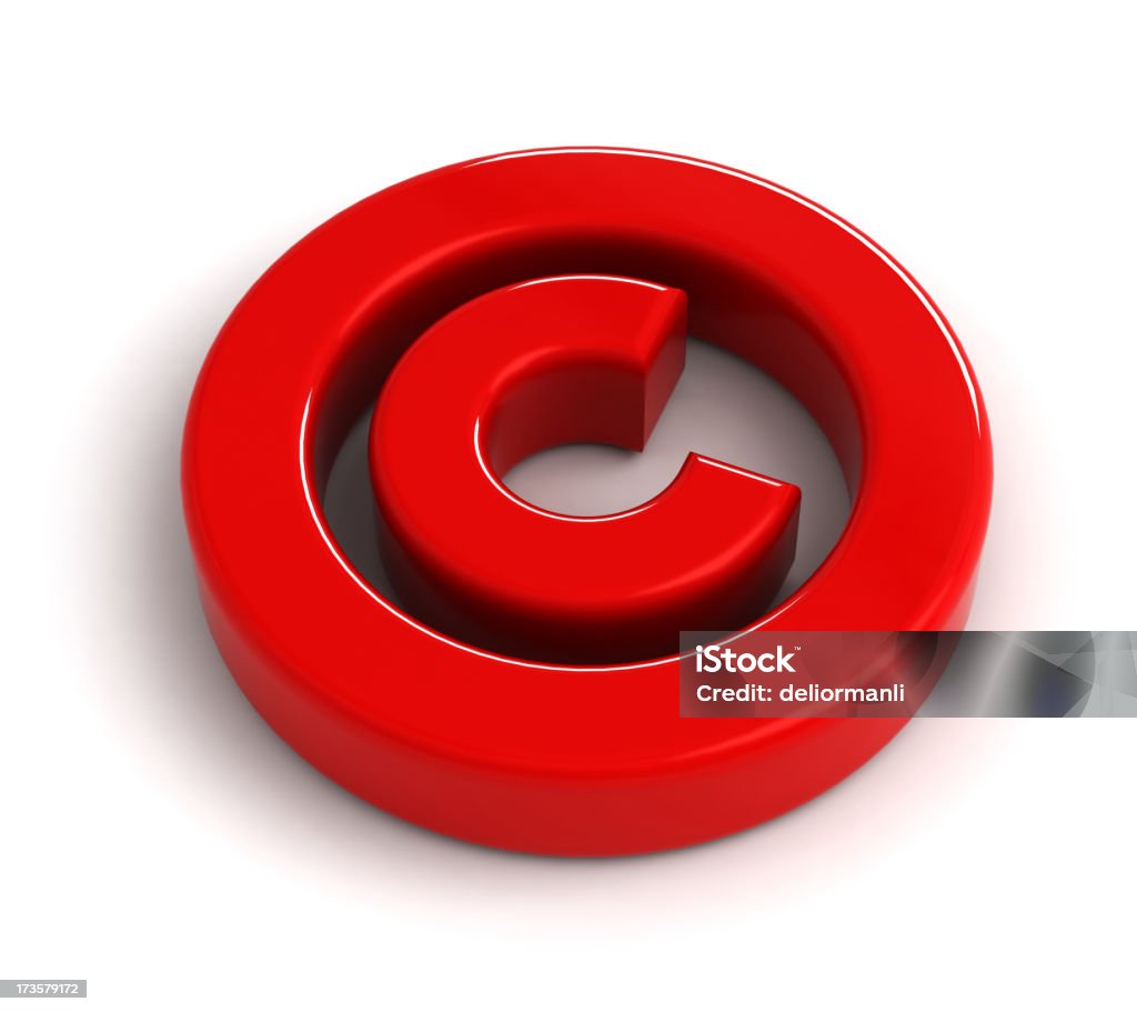 Copyright-symbol - Lizenzfrei Autorität Stock-Foto