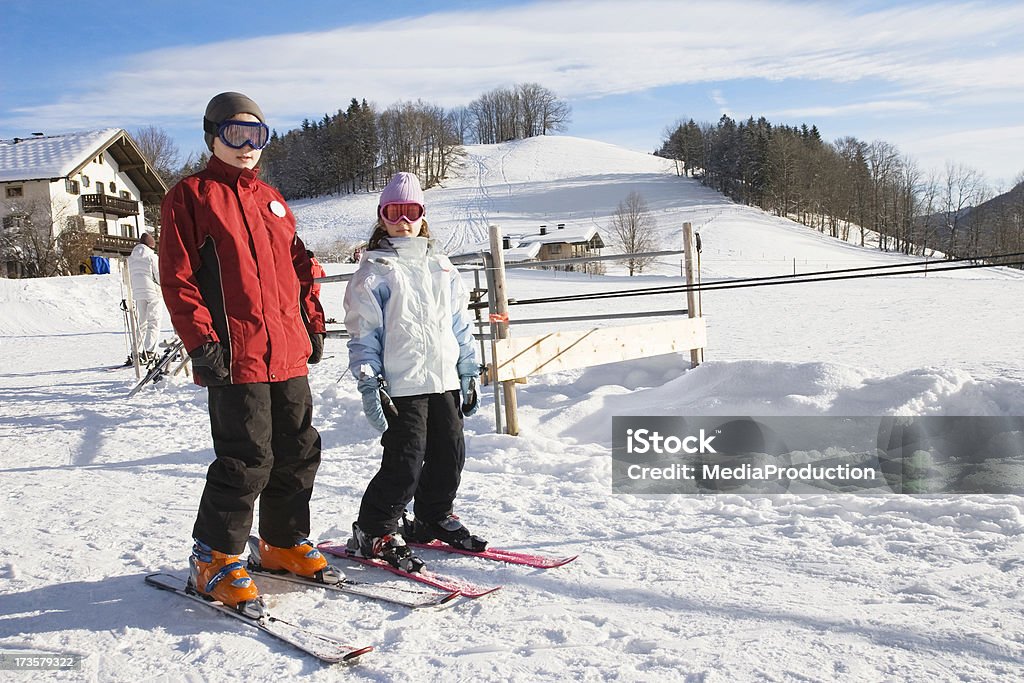 스키복 휴가 - 로열티 프리 가족 스톡 사진