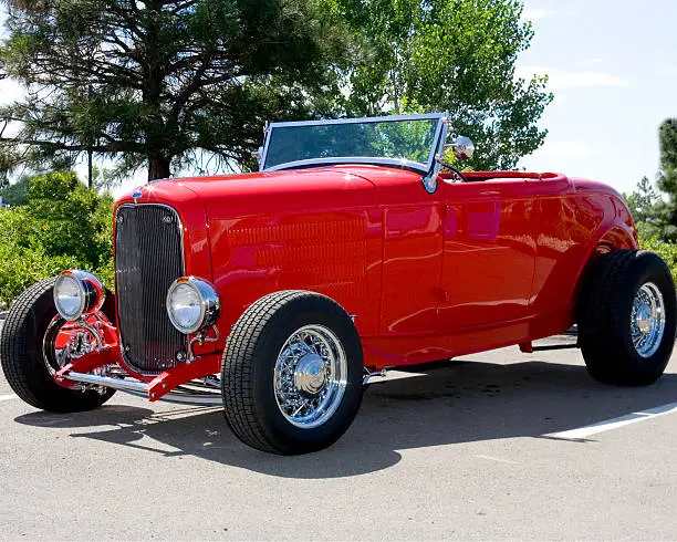 Classic Red Roadster
