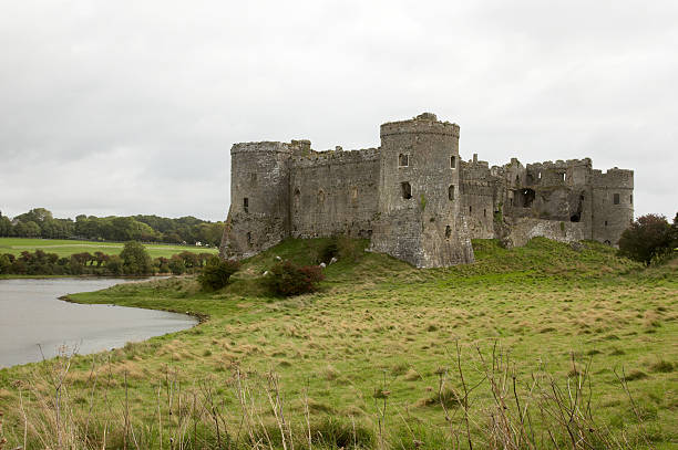 istock Carew Castle, Pembs on the lake 173579744