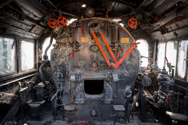 German steam locomotive (Krupp No 57001).  1933.
