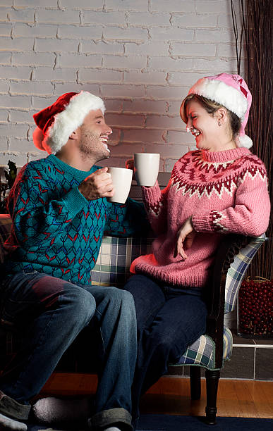 istock Laughing Couple for Christmas 173580117