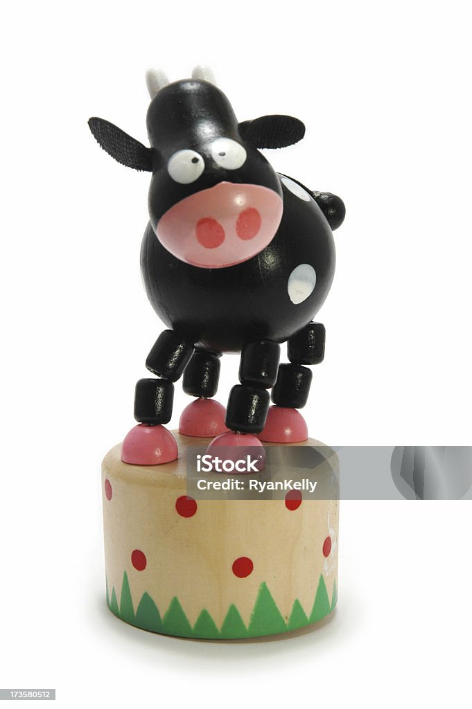 Wooden Cow Toy Stock Photo - Download Image Now - Baby - Human Age, Below,  Blue - iStock
