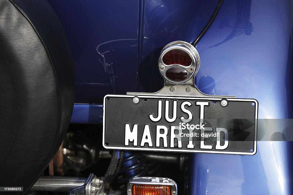 Just Married - Royalty-free Carro Foto de stock