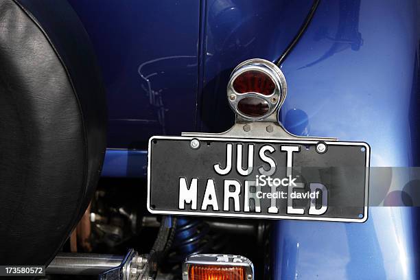 Just Married - Fotografias de stock e mais imagens de Carro - Carro, Casado, Casamento