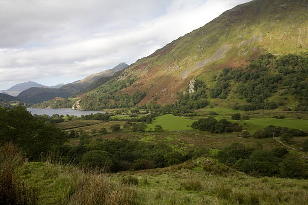 Paisagem de Snowdonia - fotografia de stock