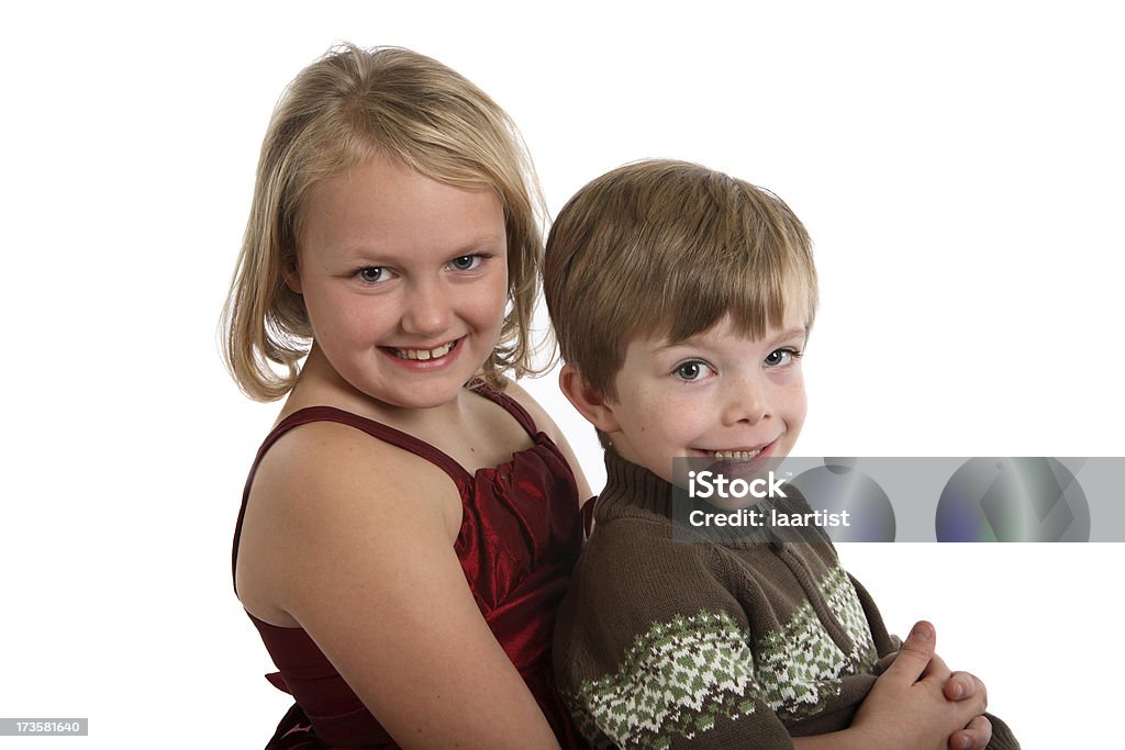 Fratello e sorella. - Foto stock royalty-free di 4-5 anni