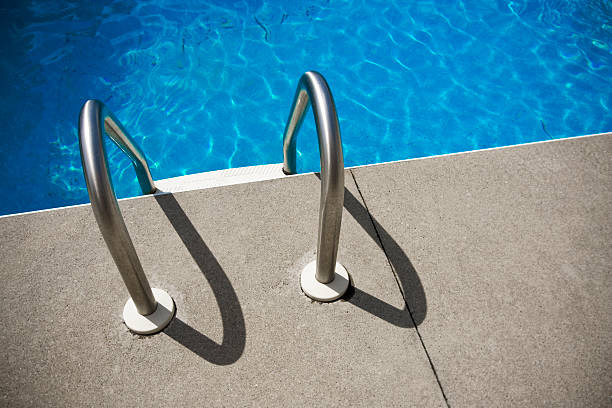 Pool Ladder stock photo