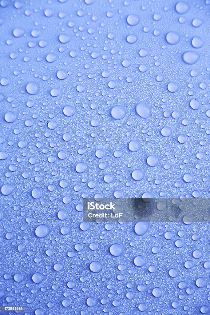 Drops background Rain drops on a steel surface. Abstract Stock Photo